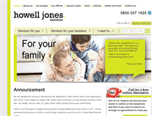 Tablet Screenshot of howell-jones.com